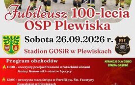 plakat 100 lat OSP plewsika na media 