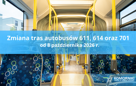 Zmiana tras autobus&oacute;w