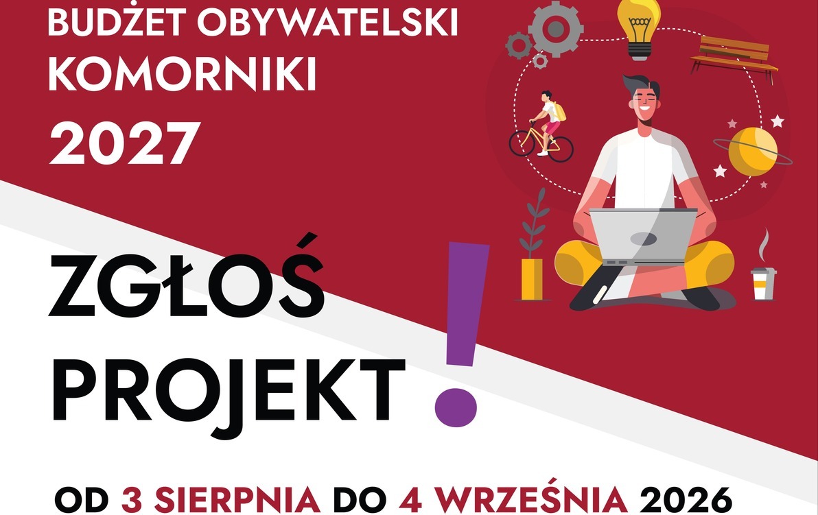 Startuje nabór projektów do Budżetu Obywatelskiego Gminy Komorniki 2027