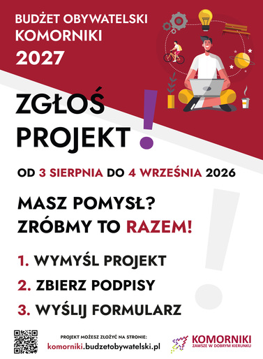 Zgłoś projekt do budżetu obywatelskego 