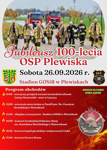100 lat OSP Plewiska