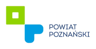 Baner z logo Powiat Poznański