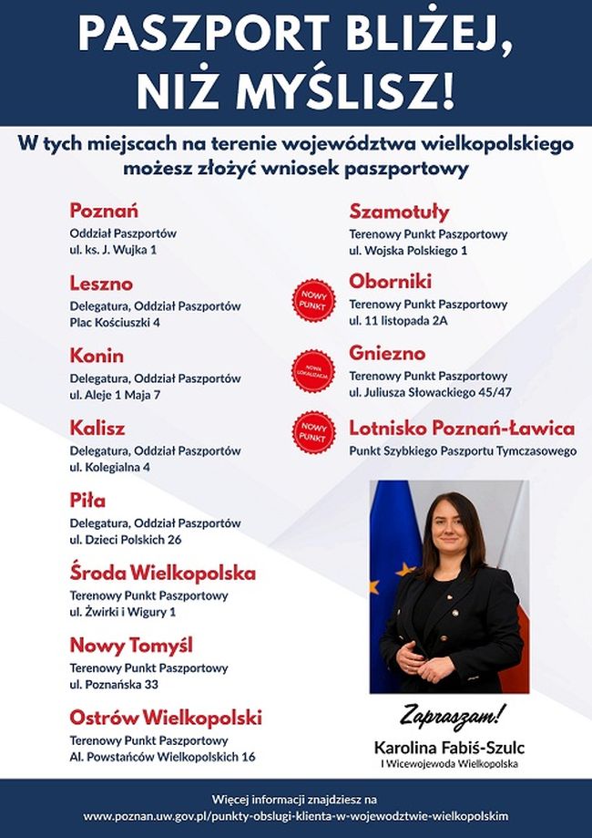 ulotka z napisami i zdjeciem osoby
