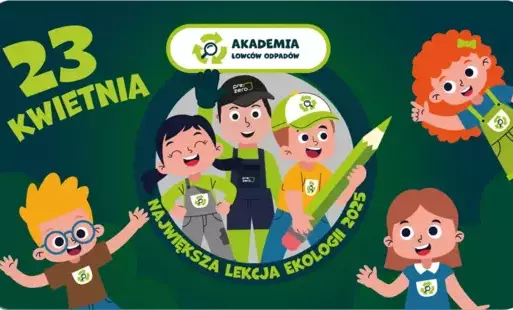 zielone tło i grafika
