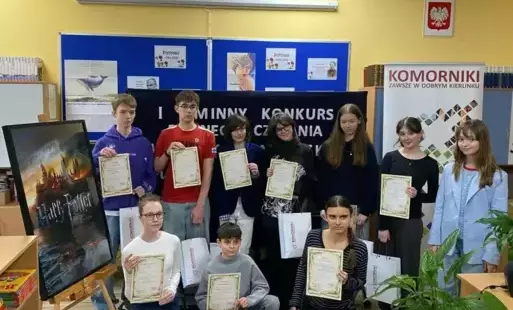 grupa uczniów