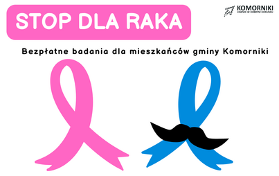 rozowa i niebieska wstążeczka napis 