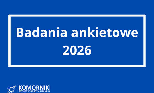 Badania ankietowe GUS w Gminie Komorniki- grafika z informacją
