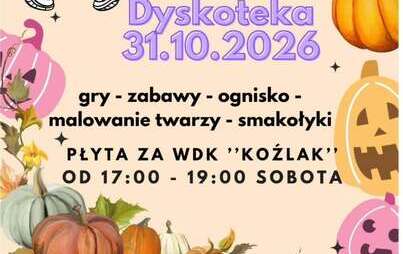 Zdjęcie do Dyskoteka w WDK Koźlak w Chomęcicach 