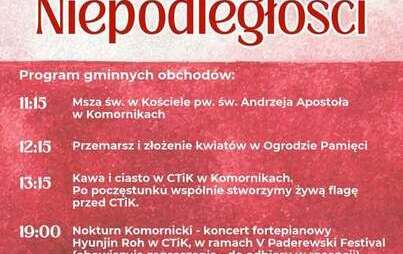 Zdjęcie do Gminne obchody Narodowego Święta Niepodległości