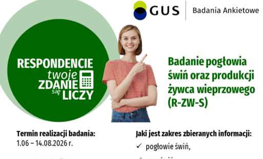 Badanie pogłowia świń oraz produkcji żywca wieprzowego (R-ZW-S)