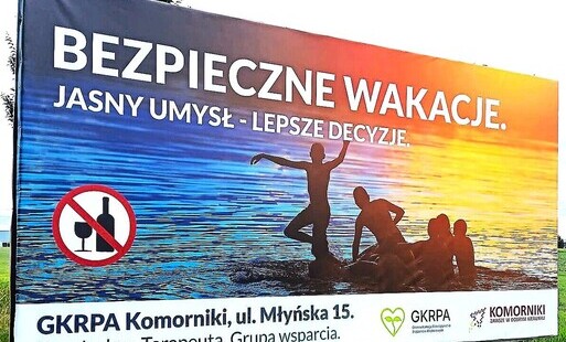 GKRPA w Komornikach promuje bezpieczne i trzeźwe wakacje