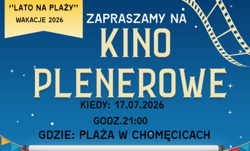 Kino plenerowe nad jeziorem