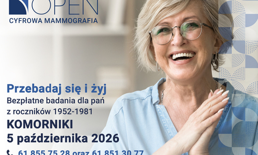 Zdjęcie do Bezpłatne badania mammograficzne &ndash; październik 2026
